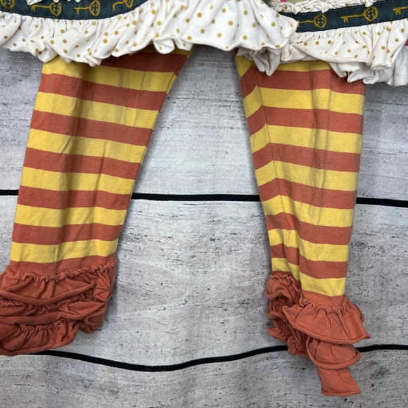 Matilda Jane Character Counts Maggie at Tea Party Top Ruffle Pants Set Yellow - Picture 5 of 11